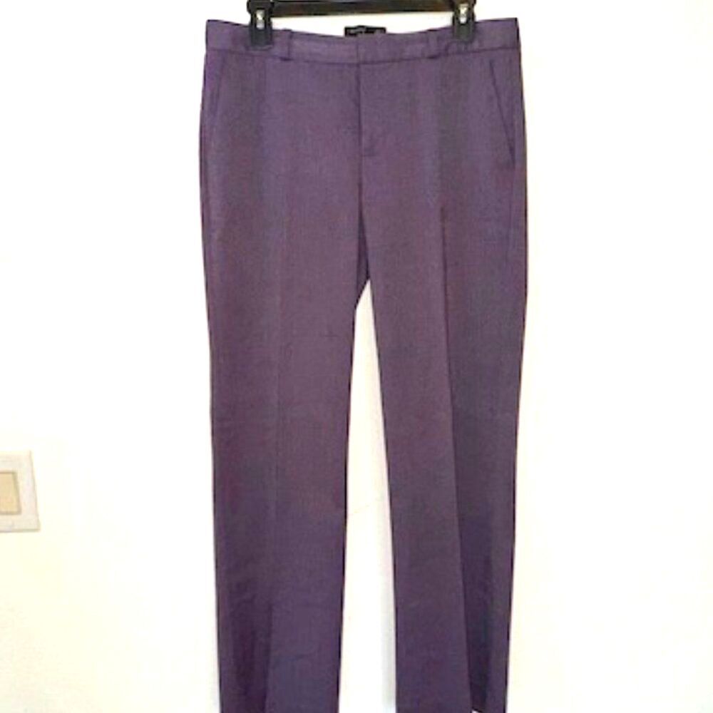 Purple Banana Republic slacks wide leg like new Sz 6